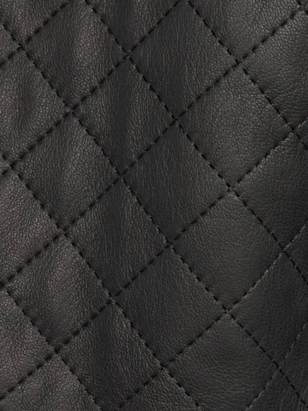 Investments Platinum Suiting Quilted Genuine Lamb Leather Point Collar Jacket - Picture 4 of 12